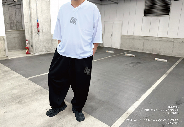 P341とP2300の着用イメージ