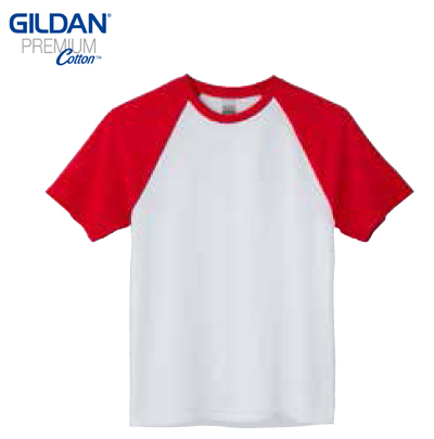 GILDAN（ギルダン）76500　5.3オンスプレミアムコットンラグランTシャツ