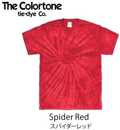 The Colortone tie-dye Co.（カラートーン）TD1000S　5.3オンススパイダーTシャツ