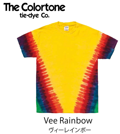 The Colortone tie-dye Co.（カラートーン）TD1140　5.3オンスレインボーTシャツ